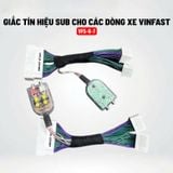 Dây giắc tín hiệu Sub cho VF3, VF5-6-7, Limo Green VinFast - lắp đặt nguyên bản Plug&Play