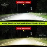 Bóng đèn Cos / pha LED 2 Chiếc cho Kia Morning chân H4 Chùm thấp cao - Trắng 6000K