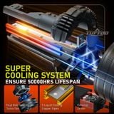 Bóng đèn Cos / pha LED 2 Chiếc cho Kia Morning chân H4 Chùm thấp cao - Trắng 6000K