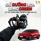 Bộ Dưỡng Loa Cánh Xe Vinfast Limo Green - Lắp Loa Tròn 4 inch - Thiết Kế Đẹp Chuẩn Zin - Lắp Đặt Dễ Dàng
