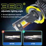 V PRO 2 Bóng Đèn LED Cho Civic FD 1.8L Năm (2005-2011) Đèn Cos / Đèn Pha 9005 / 9006 ánh sáng 6000K