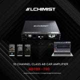 Bộ xử lý DSP 10 kênh cao cấp Alchimist AD10H-750 với chip A75 Pro Bluetooth 5.3 App tuning âm thanh