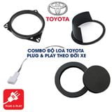 TOYOTA Độ Loa Plug and Play Giắc độ loa  ĐỜI MỚI COMBO CẮM GIẮC DIN GIỮ NGUYÊN BẢN giắc Loa ô tô nhiều đời xe