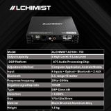 Bộ xử lý DSP 10 kênh cao cấp Alchimist AD10H-750 với chip A75 Pro Bluetooth 5.3 App tuning âm thanh