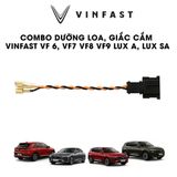 VINFAST | Combo dưỡng loa, giắc cắm VF 6, VF7 VF8 VF9 Lux A, Lux SA độ loa giữ nguyên bản và an toàn