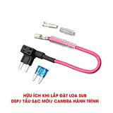 Dây cầu chì cắm thêm xe ô tô Vinfast Lấy điện ACC, REM điện camera hành trình, loa sub, dsp