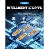 Bóng đèn led siêu sáng lắp trần xe VF3, Limo green