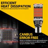 2 bóng đèn VF5 Plus Bóng đèn phanh LED T15 / W16W - Đỏ TUFFOO