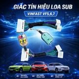 Dây giắc tín hiệu Sub cho VF3, VF5-6-7, Limo Green VinFast - lắp đặt nguyên bản Plug&Play