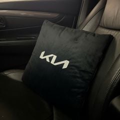 GỐI KIÊM CHĂN 2 IN 1 LOGO KIA - Sử dụng làm tựa lưng, chăn đắp văn phòng hoặc ô tô CAO CẤP