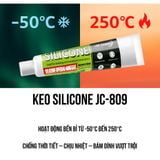 Keo Silicon Chống Nước Chịu Nhiệt Cao Sử Dụng Đa Năng cho Nhà cửa và Ô tô