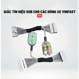 GIẮC LOA VF3, VF5,VF6,7 LIMO GREEN,DÂY TÍN HIỆU LOA SAU CẮM JACK ZIN 100% (CÓ SẲN LINE OUT GẮN SUB)