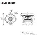 Bộ 4 Loa Cánh Xe Vinfast Limo Green - Hàng Thương Hiệu - Dưỡng Loa giữ nguyên bản Không Ảnh Hưởng Hệ Thống Điện Của Xe.