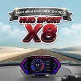 Đồng Hồ HUD Sport X8 Hiển Thị Kính Lái - Đo Áp Suất Turbo Cảnh Báo Quá Tốc Độ Giữ Xe Nguyên Bản