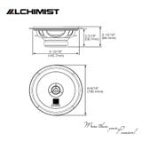 Loa cánh 2 way-Coaxial Loa Đồng Trục Alchimist AS-G65C - Âm Thanh Chất Lượng cao cấp bass mạnh mẽ cho Nhạc Remix