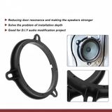 Đế dưỡng loa nhựa ABS màu đen cho Nissan, Mazda cánh sau, phụ kiện âm thanh ô tô