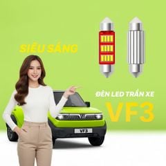 Bóng đèn led siêu sáng lắp trần xe VF3, Limo green