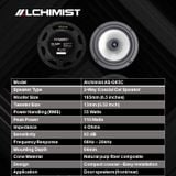 Loa cánh 2 way-Coaxial Loa Đồng Trục Alchimist AS-G65C - Âm Thanh Chất Lượng cao cấp bass mạnh mẽ cho Nhạc Remix
