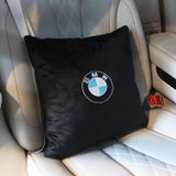 Gối và chăn mền 2 IN 1 Logo BMW - Sử dụng làm tựa lưng, chăn đắp văn phòng và ô tô cao cấp
