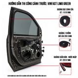 Combo Gioăng Dán Cách âm cho Xe Vinfast Limo Green chống ồn, ngăn bụi và thoát nhiệt hiệu quả dễ làm