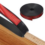 Nẹp U Viền cạnh bàn chất liệu TPE màu đen có sẵn băng dính  dẻo, bền, chống ẩm dài tùy chọn