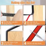 Nẹp U Viền cạnh bàn chất liệu TPE màu đen có sẵn băng dính  dẻo, bền, chống ẩm dài tùy chọn