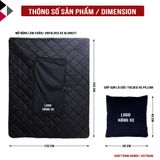 GỐI KIÊM CHĂN 2 IN 1 LOGO KIA - Sử dụng làm tựa lưng, chăn đắp văn phòng hoặc ô tô CAO CẤP