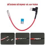 Giắc Chia Cầu Chì Ô Tô, Xe Máy Fuse Tap Chân Lùn Low-Profile Mini – Trích Điện Thiết Bị Ngoại Vi  lấy điện ACC