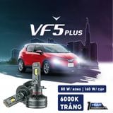 2 Bóng Đèn Cos Pha LED VinFast VF5 / VF5 Plus LED H7 Đèn Pha/ Cos - Trắng 6000K / 90W - 160W