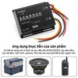 Bộ Đổi Nguồn 24V - 12V Dành Cho Xe Tải - Công Suất 240W 20A Lắp Loa Sub Ô Tô,Màn Hình Android