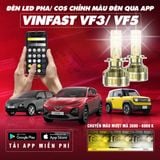 Đèn pha VinFast Vf3, Vf6 H7 3 Màu chỉnh qua App Mobile dành cho Đèn Pha Cos Cho Ô Tô phá Sương Mù
