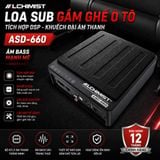 Loa Sub GẦM GHẾ Ô tô TÍCH HỢP DSP Khuếch Đại Âm Thanh ALCHIMIST ASD-660 Âm Bass Mạnh Mẽ BH 12 Tháng