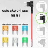 Giắc Chia Cầu Chì Ô Tô, Xe Máy Fuse Tap Chân Lùn Low-Profile Mini – Trích Điện Thiết Bị Ngoại Vi  lấy điện ACC