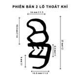 Gioăng cao su khung cửa  xe tải , xe container kích thước 37mm x 14mm