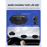 Đồng Hồ HUD Sport X8 Hiển Thị Kính Lái - Đo Áp Suất Turbo Cảnh Báo Quá Tốc Độ Giữ Xe Nguyên Bản
