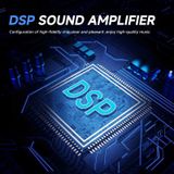 DSP Kèm Mic Hát Karaoke Trên Xe Ô Tô, Cắm Giắc nguyên bản Không Cần Đấu Nối Trên Màn Hình chính cho Loa ô tô