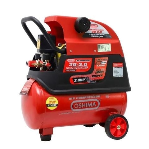 Máy nén khí Oshima 30 - 2.0 - 30 L - 2 HP (Có dầu)