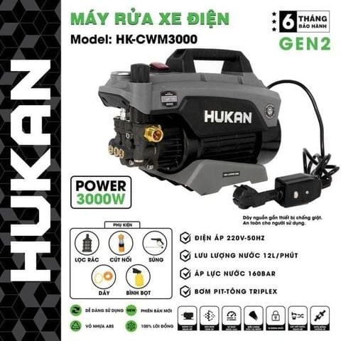 Máy rửa xe HUKAN HK-CWM3000 (3000W)