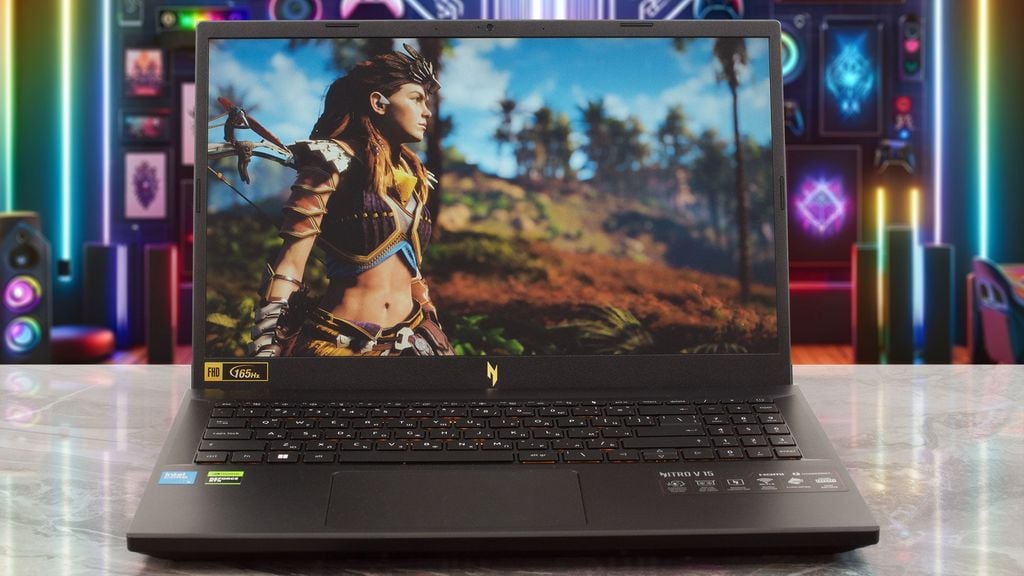 Laptop Acer Nitro V 15 Gaming ANV15-52-58P7 (Core 5 210H, 16GB RAM, 512GB SSD, RTX 4050 6GB, 15.6