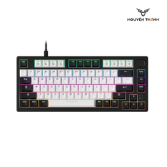 Bàn phím cơ DareU EK75 White Black DareU Dream switch (keycap PBT)