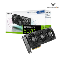 Card màn hình PNY GeForce RTX 5070 OC 12GB GDDR7 OC Triple Fan (VCG507012TFXPB1-O)