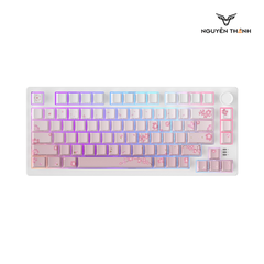 Bàn phím cơ DareU EK75 Pro Triple Mode Sakura Pink, Dream switch