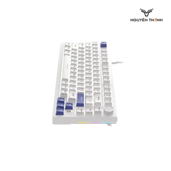 Bàn phím cơ DareU EK75 Full White (Firefly switch)