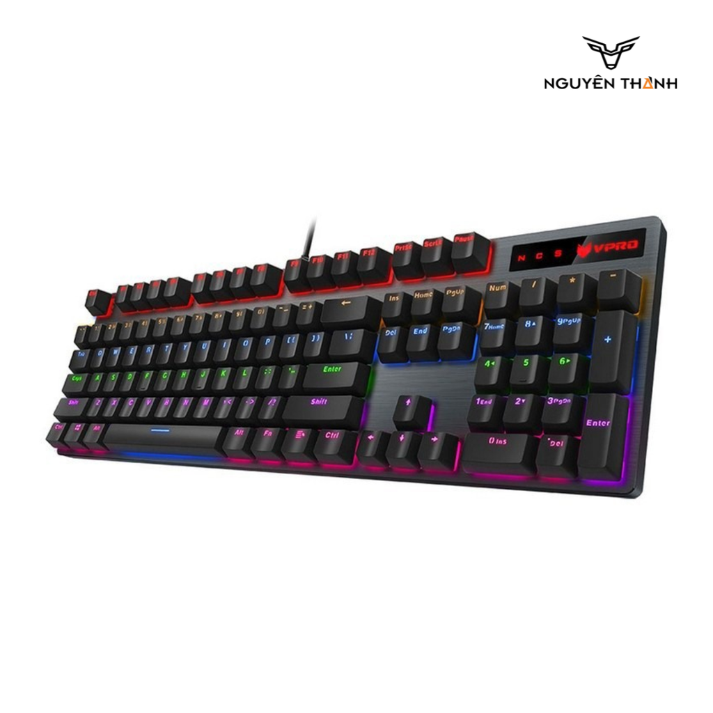 Bàn phím cơ Gaming có dây Rapoo V500V2 Pro Black