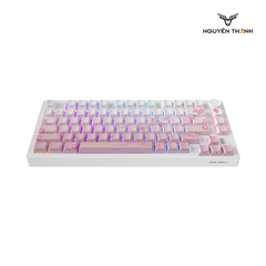 Bàn phím cơ DareU EK75 Pro Triple Mode Sakura Pink, Dream switch
