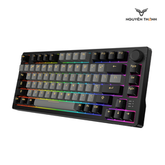 Bàn phím cơ không dây DAREU EK75 PRO – BLACK GOLDEN (Triple Mode, Gasket Mount, RGB)