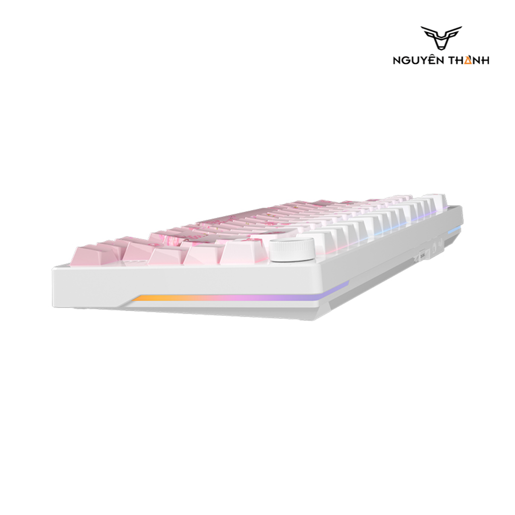 Bàn phím cơ DareU EK75 Pro Triple Mode Sakura Pink, Dream switch