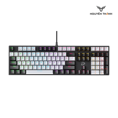 Bàn phím cơ Gaming DAREU EK810X BLACK-GREY (WATERPROOF, Optical switch, MULTI LED)