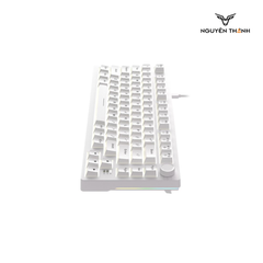 Bàn phím cơ DareU EK75 Full White (Firefly switch)