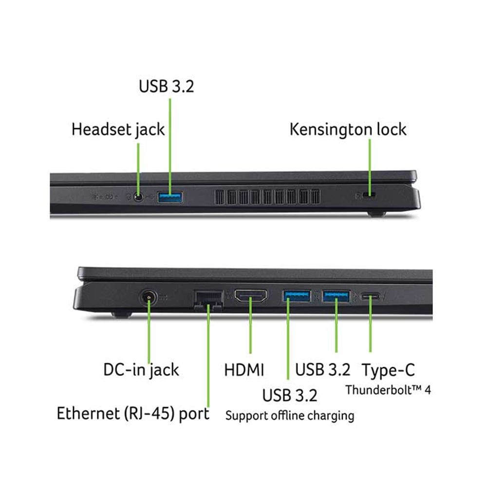 Laptop Acer Nitro V 15 ANV15 (i7-13620H, 16GB RAM, 1TB SSD, RTX 4050 6GB, 15.6